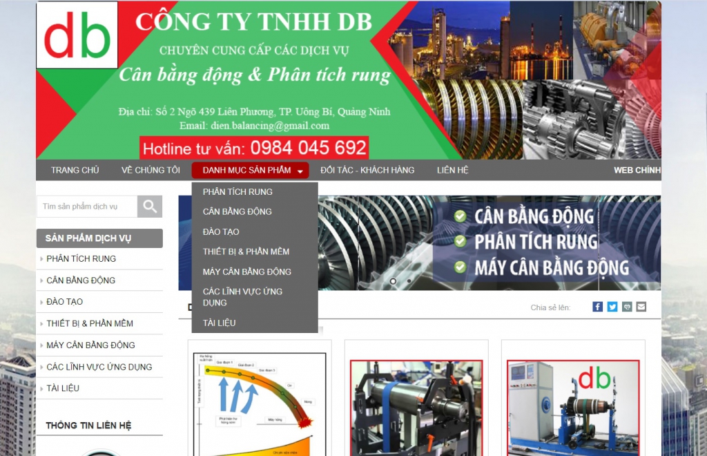 Cung cấp, lắp đặt thiết bị đo/ phân tích rung/ máy cân bằng động BM200, BM20000 tại xưởng và có thể thiết kế máy cân bằng theo yêu cầu.